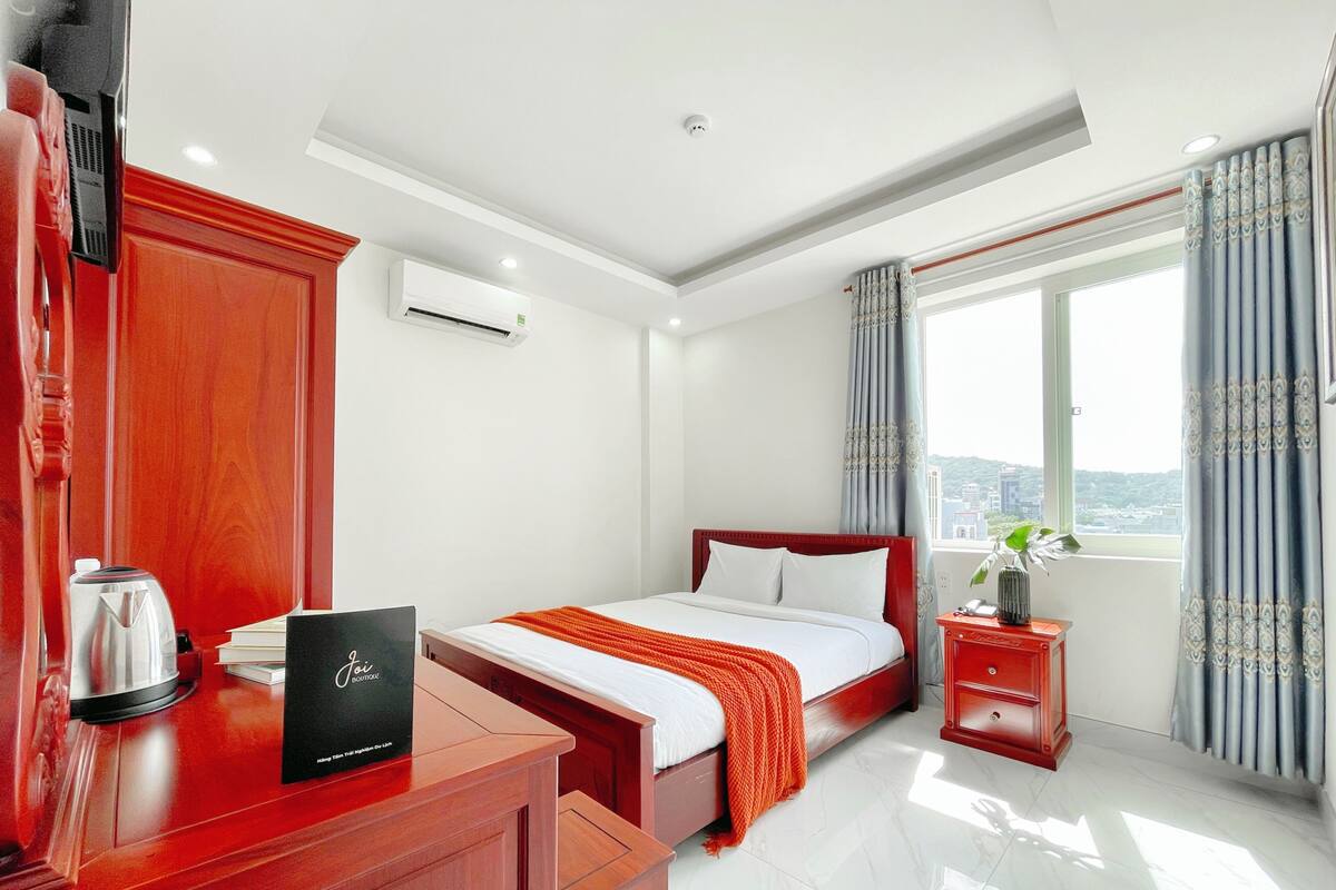 Superior Double Room, City View | Laptop workspace, blackout curtains, iron/ironing board (on request)