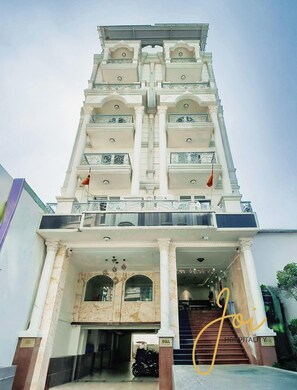 Majoituspaikan julkisivu