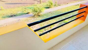 Habitación Deluxe doble, balcón, vistas a la montaña | Balcón