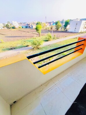 Habitación Deluxe doble, balcón, vistas a la montaña | Balcón