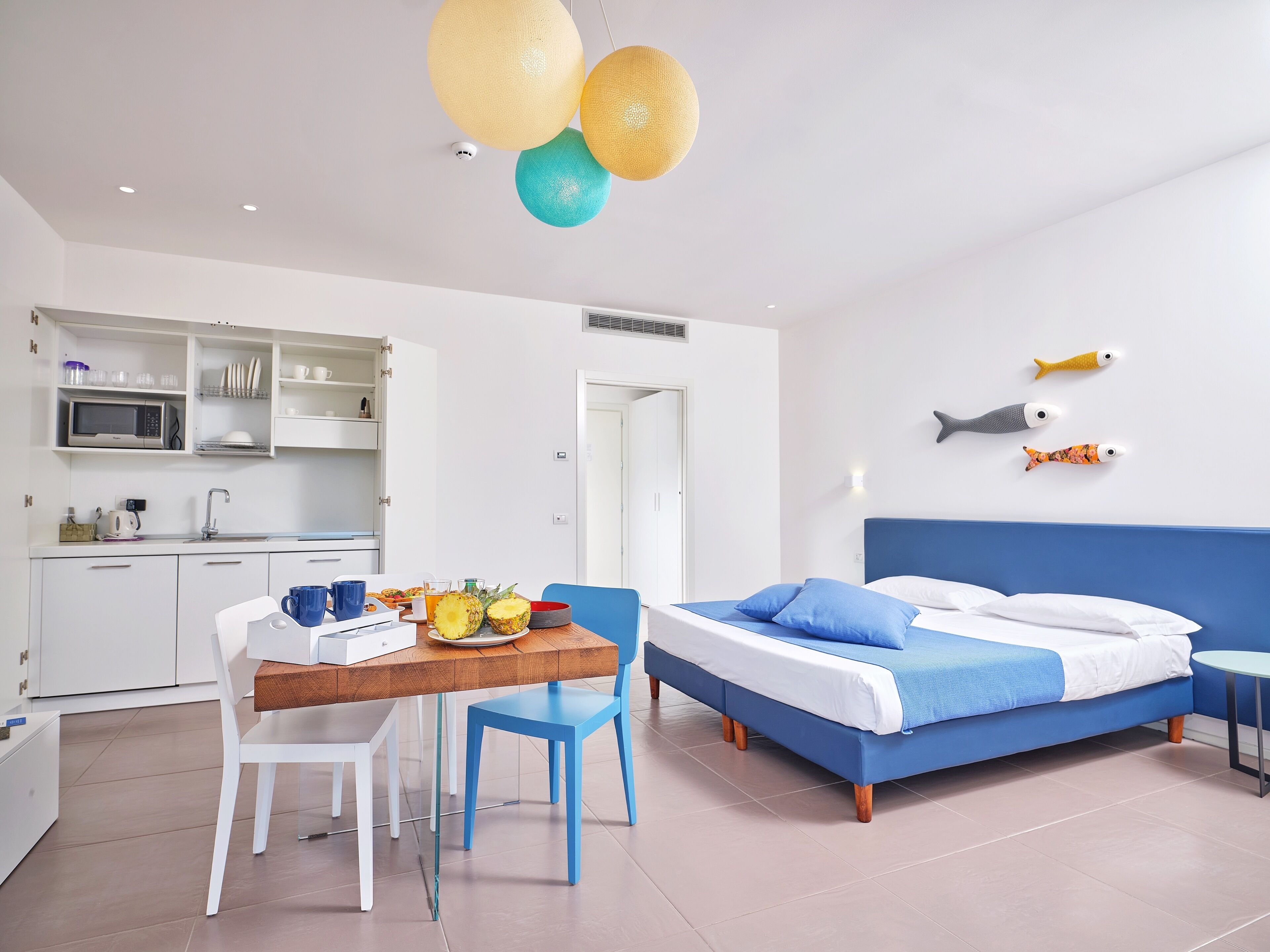 Monolocale comfort | Cucina privata | Mini-frigorifero, bollitore elettrico