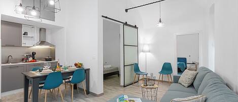 Standard Apartment, Multiple Bedrooms, 2 Bathrooms (Saro House) | Living area | TV