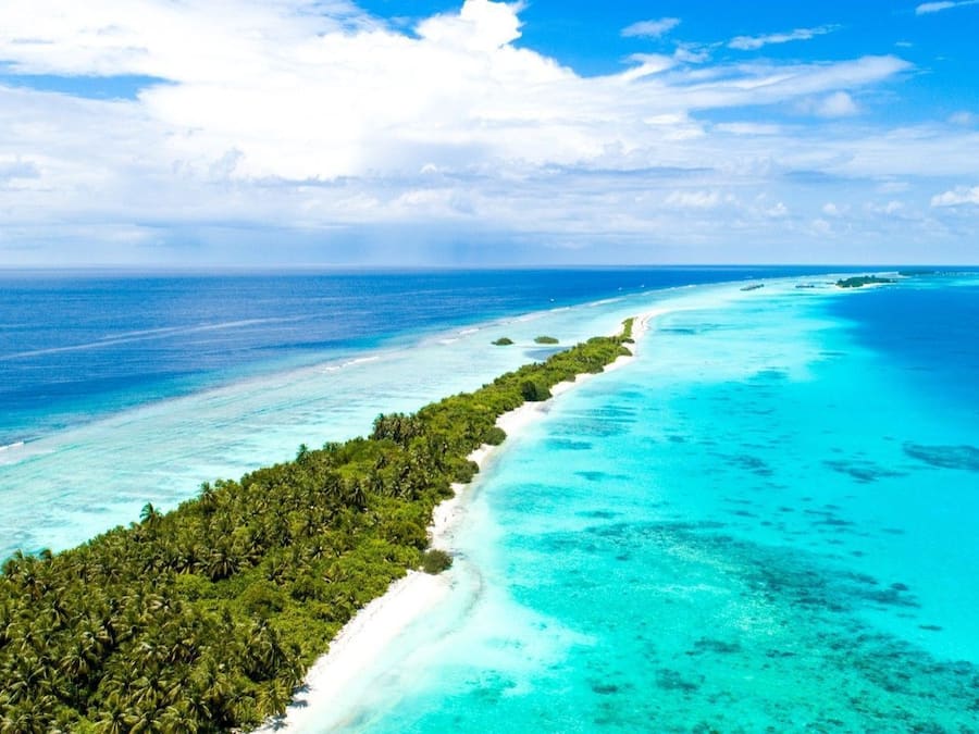 On the beach, free beach shuttle