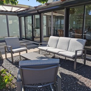 Chambre Double, vue jardin | Terrasse/Patio