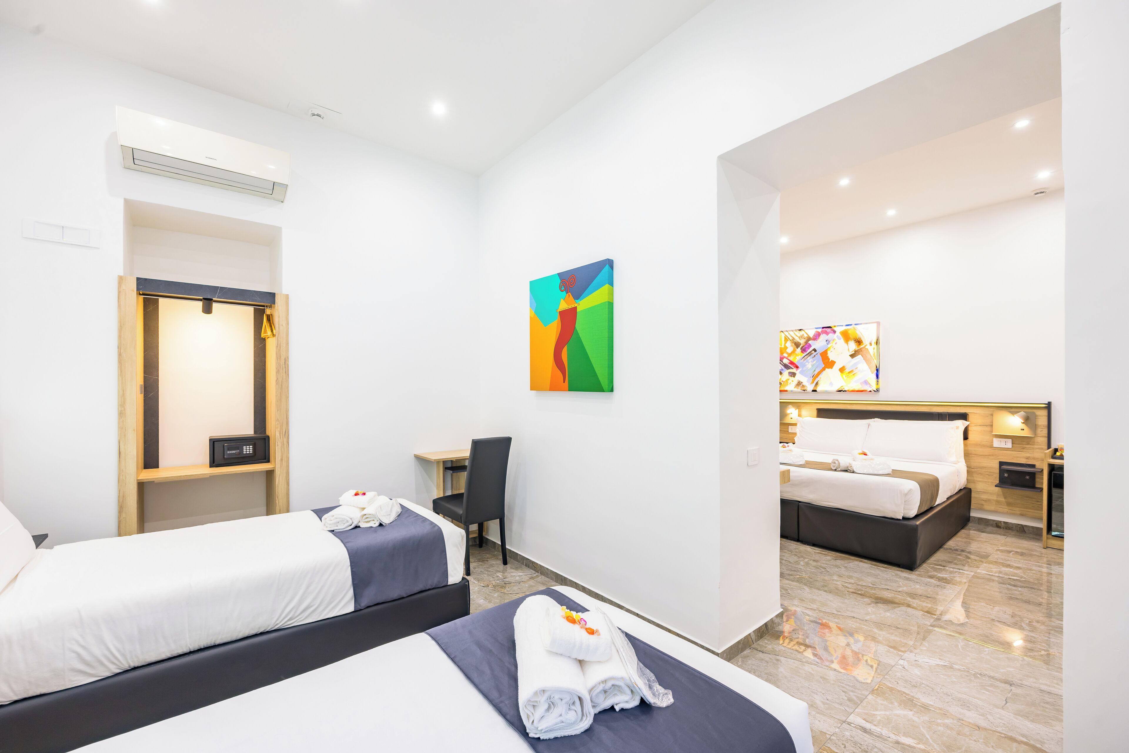 Superior Quadruple Room | In-room safe, desk, iron/ironing board, free WiFi