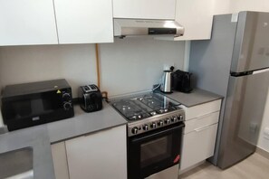 Private kitchen - High floor 1BR vacation home with terrace (Dubai)