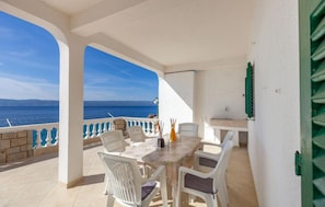 Outdoor dining - Apartments Nena - One Bedroom Apartment With Terrace and Sea View (Omis)