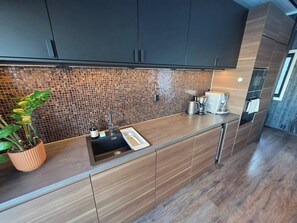 House, 3 Bedrooms, Terrace, Mountain View | Private kitchen - Winter Cabin With Jacuzzi (Trysil)