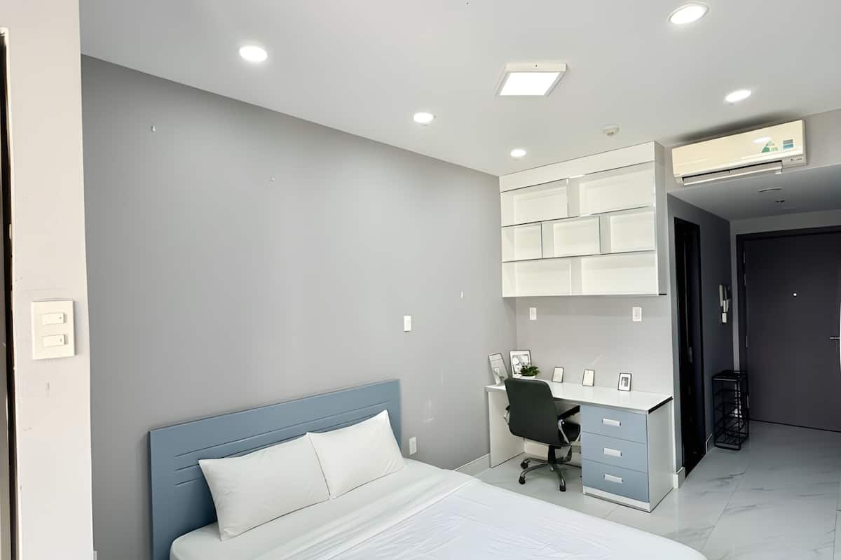 奢華公寓, 陽台, 城市景觀 | 遮光布/窗簾、熨斗/熨衣板、免費無線上網