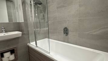 Towels, soap, toilet paper