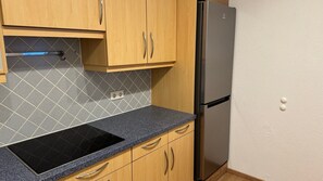 Kühlschrank, Mikrowelle, Herdplatte, Geschirrspüler