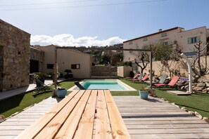 Pool - Room 'Saleccia' with Mountain View, Wi-Fi and Air Conditioning (Santa-Reparata-di-Balagna)