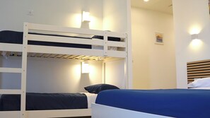 Quadruple Room, Private Bathroom, Mountain View | In-room safe, laptop workspace, blackout drapes, free WiFi