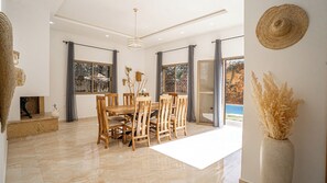 Dining - Villa Haut Standing - 4 Suites - Heated Pool 20 minutes from Marrakech (Rha)