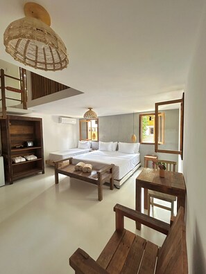 Luxury Bungalow, Private Pool | In-room safe, desk, laptop workspace, iron/ironing board