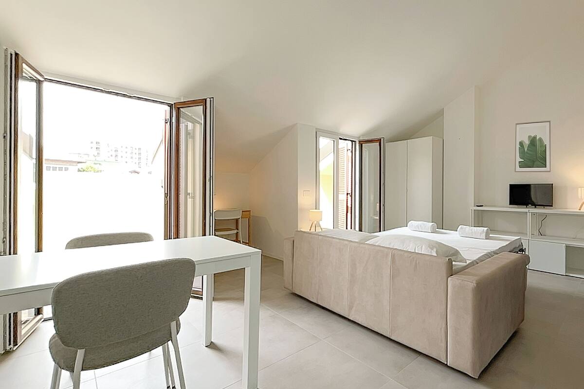 Departamento, balcón | Escritorio, espacio para trabajar con laptop y wifi gratis