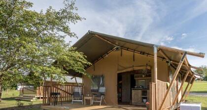 Chalet Accessible avec Terrasse â 2 Chambres Ă Naucelle