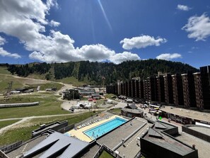 Pool - Divisible studio, south balcony, near gondola (Plagne Bellecôte)