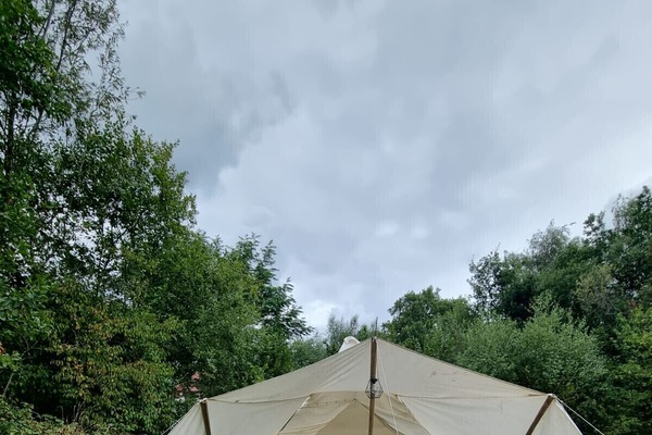 Camping Ont Moeten - Pim's tent - front of tent