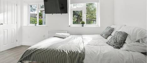 1 chambre, fer et planche à repasser, Wi-Fi gratuit, draps fournis