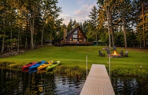 Property grounds - Lakefront Lodge near Pictured Rocks – Peaceful, with Kayaks and Pizza Ovens (Wetmore)