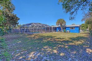 Exterior - Vibrant Coastal Cottage with Pool (Indian Harbour Beach)
