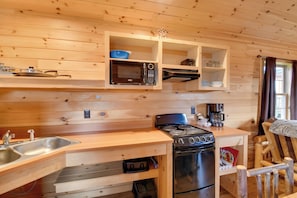 House (1 Bedroom) | Interior - Lakefront Relaxation & Adventure: Sodus Bay Cabin (North Rose)