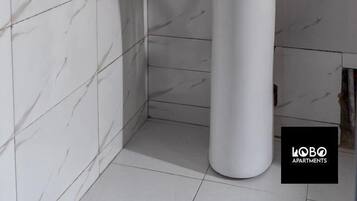 Studio, City View | Bathroom | Shower, towels, toilet paper