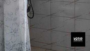 Studio, City View | Bathroom | Shower, towels, toilet paper