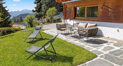 Chalet élégant avec jardin et parking