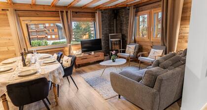 Chalet élégant avec jardin et parking