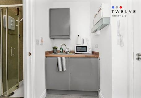 Interior. Modern Studio with En-Suite & Kitchenette - Norwood Junction - Kings Road 5