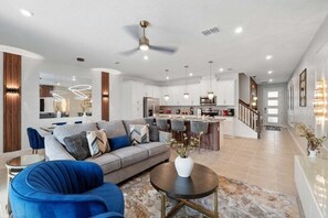 Townhome, 5 Bedrooms | Living area - Beautiful Chic Radiance Home With Pool 5 Bedroom Townhouse (Kissimmee)