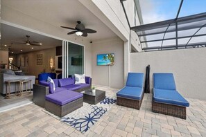 Townhome, 5 Bedrooms | Terrace/patio - Beautiful Chic Radiance Home With Pool 5 Bedroom Townhouse (Kissimmee)