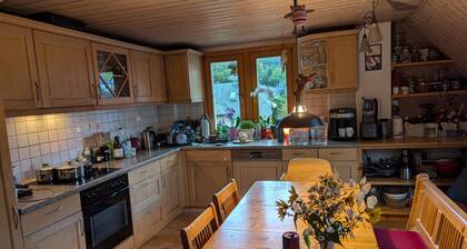 Ferienwohnung Oberförsterei Sosa 2 mit Gemeinschaftsgarten und WLAN