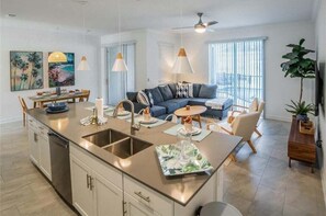 Townhome, 4 Bedrooms | Living area - Stunning 4 Bed Townhome Pool & Waterpark 4 Bedroom Townhouse (Davenport)