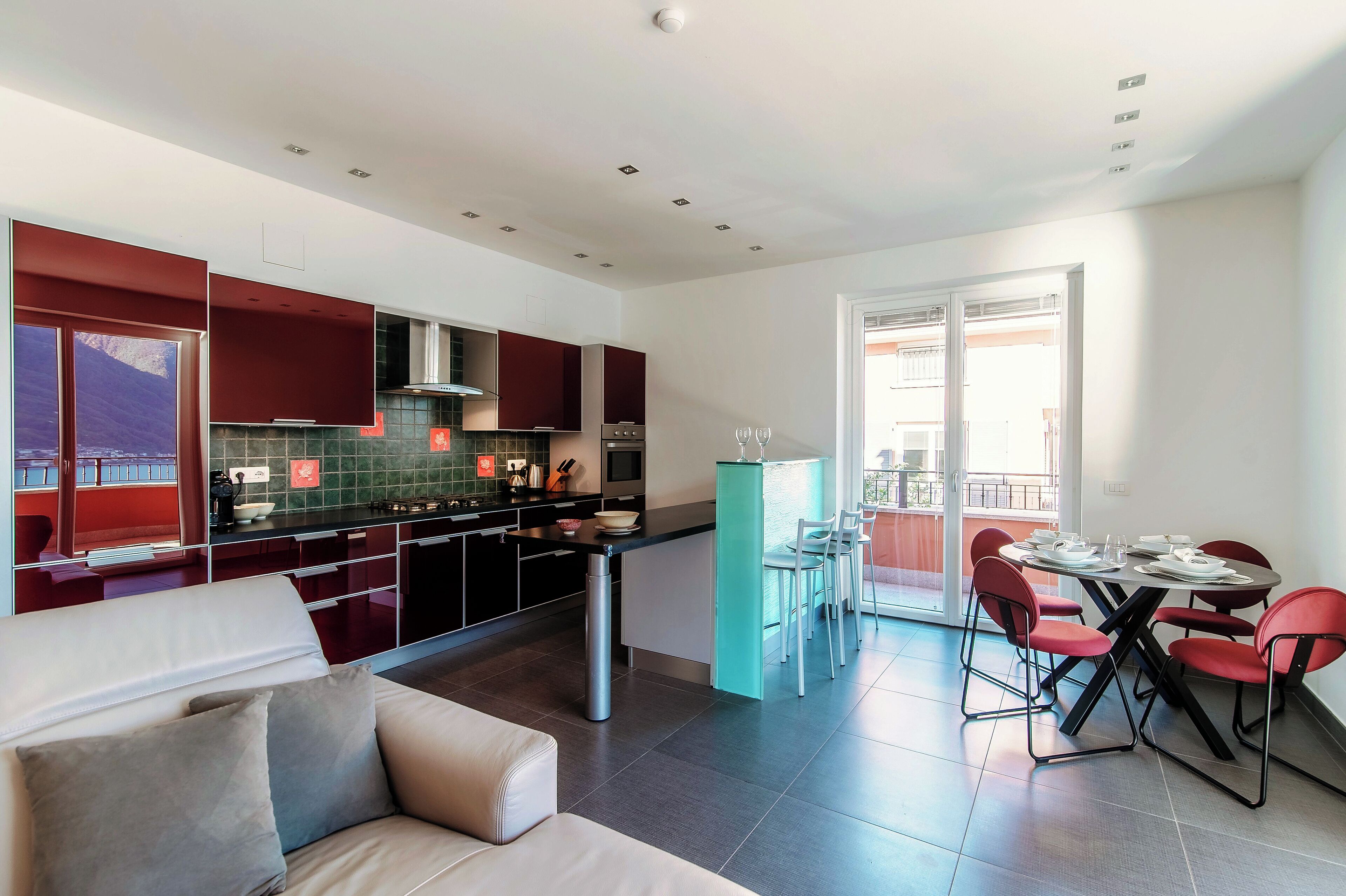 Appartamento, vista lago | Sala da pranzo