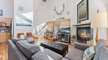 TV connectée, cheminée