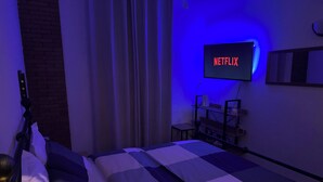 1 soverom, strykejern/-brett, wi-fi og sengetøy