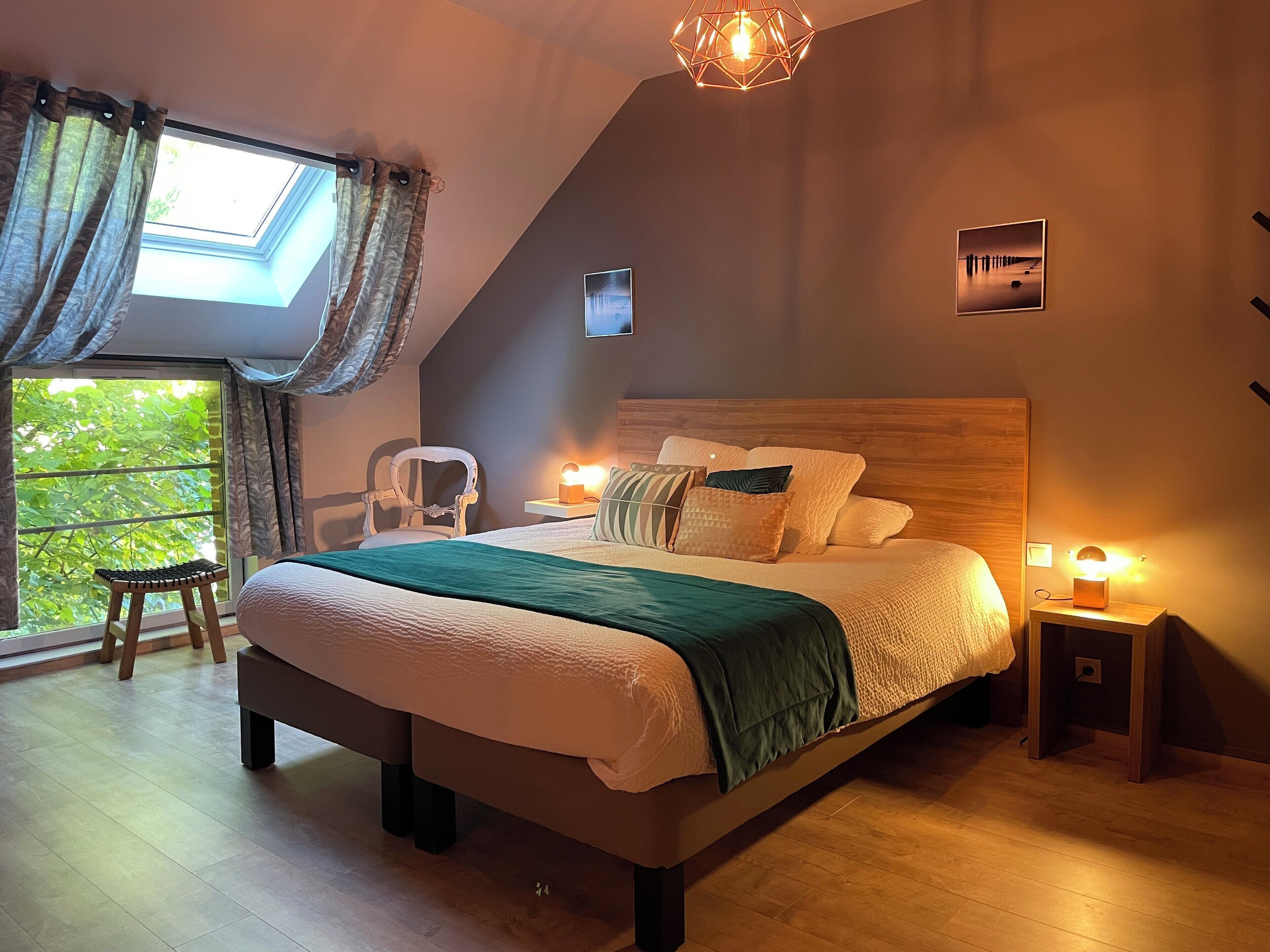 Comfort Double Room, Park View | Blackout drapes, soundproofing, free WiFi