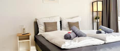 Desk, laptop workspace, iron/ironing board, free WiFi