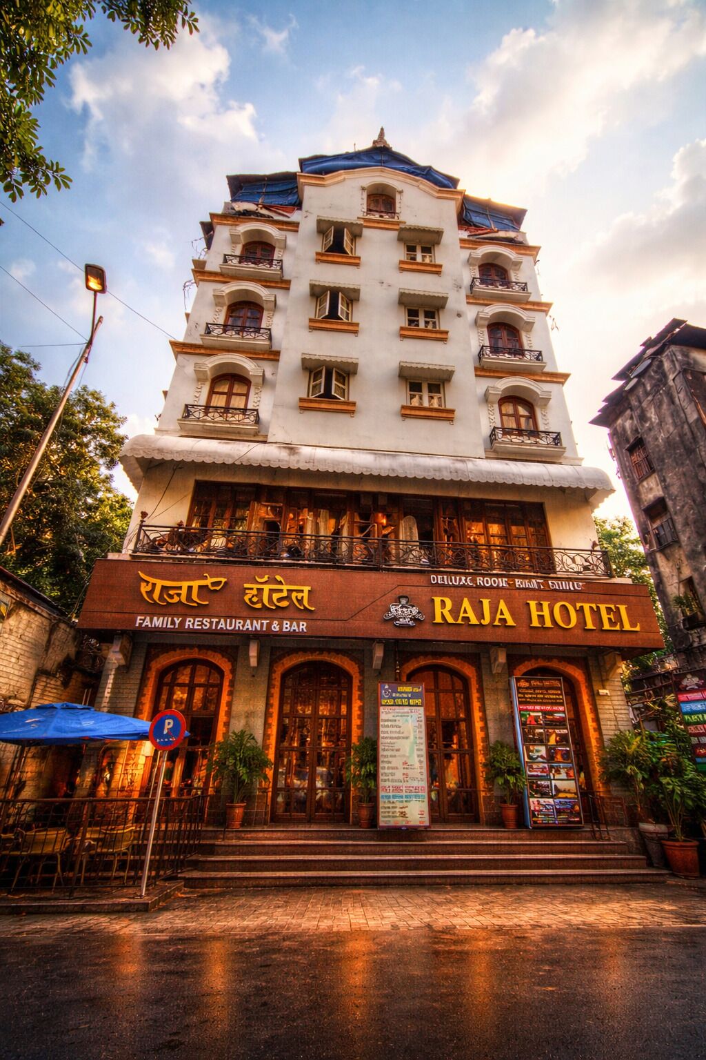 Fassade der Unterkunft