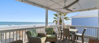 Oceanfront 10BR Family Retreat w/ Private Hot Tub & Beach Access