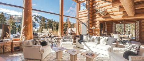 Smart TV, fireplace, video games, stereo