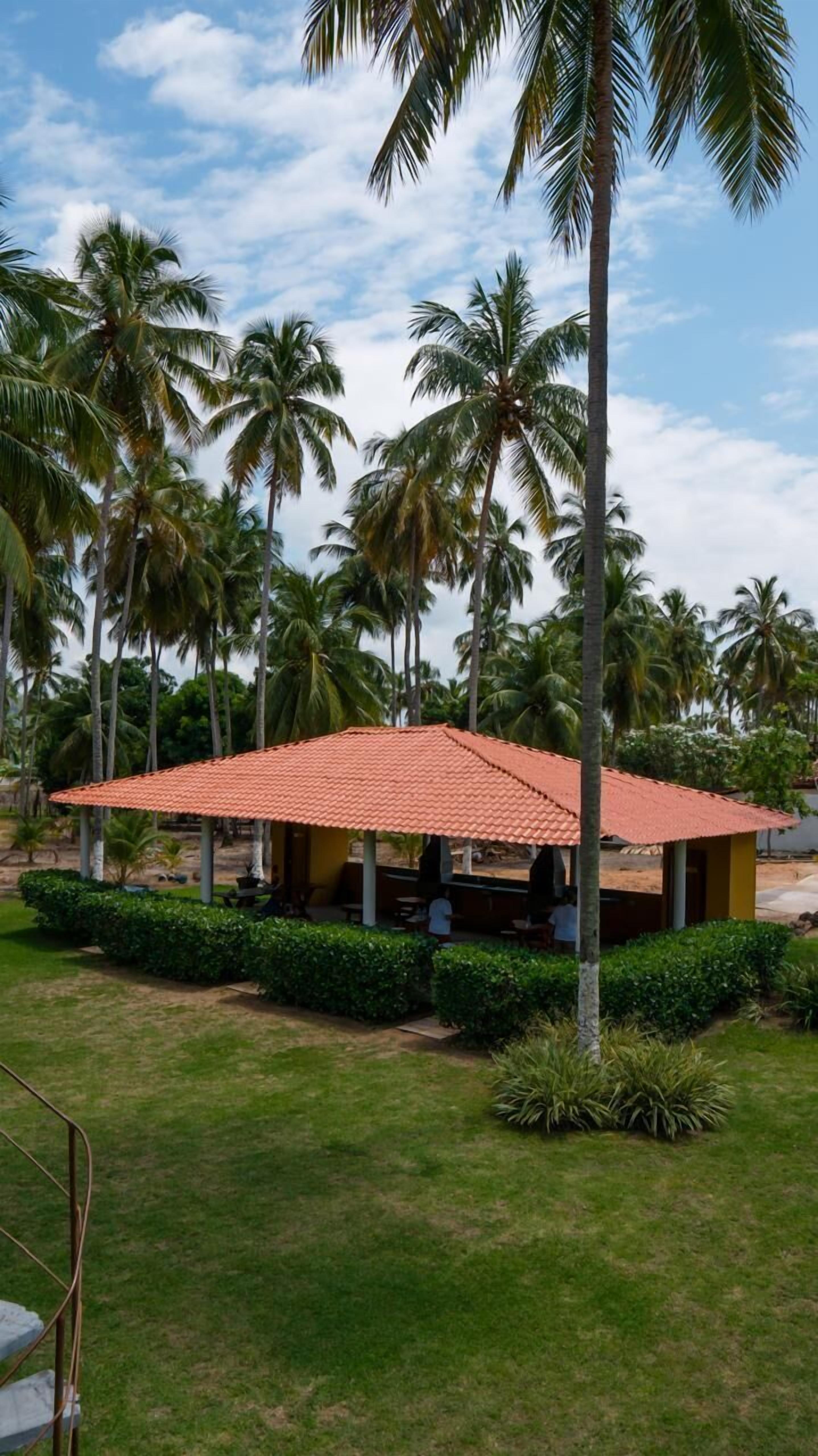 Majoituspaikan julkisivu