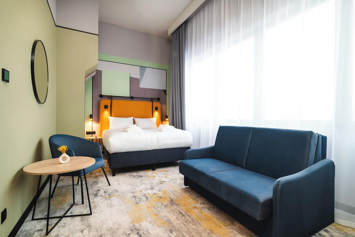 Comfort Double Room | In-room safe, desk, laptop workspace, iron/ironing board