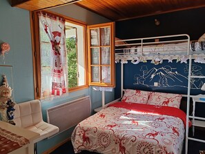 2 habitaciones, tabla de planchar con plancha y wifi 