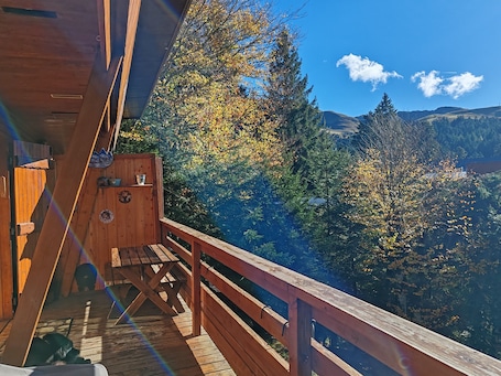 Property grounds. Chalet "Le Mouflon": Mountain View, Shared Garden & Wi-Fi