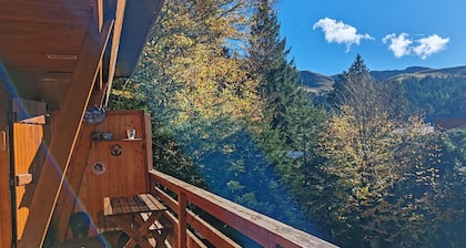 Chalet "Le Mouflon": Mountain View, Shared Garden & Wi-Fi