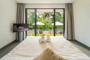 3 Schlafzimmer, Zimmersafe, Schreibtisch, Bügeleisen/Bügelbrett